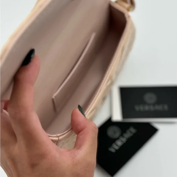 Versace Mini Greca Goddess Quilted Leather Shoulder Bag - Picture 6 of 16